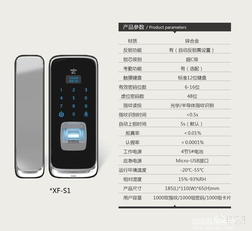 新飞办公指纹锁 密码锁 刷卡锁