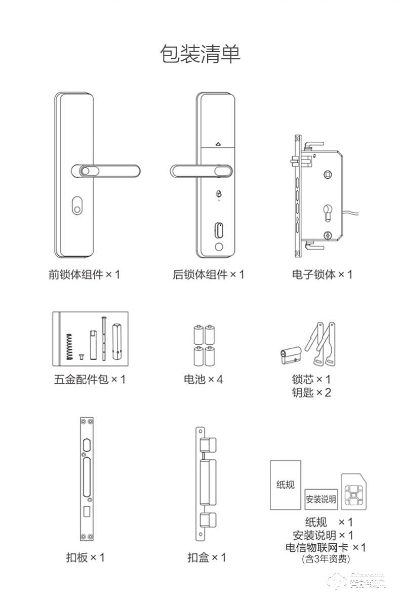 海尔智能锁 NB系列家用防盗门电子锁