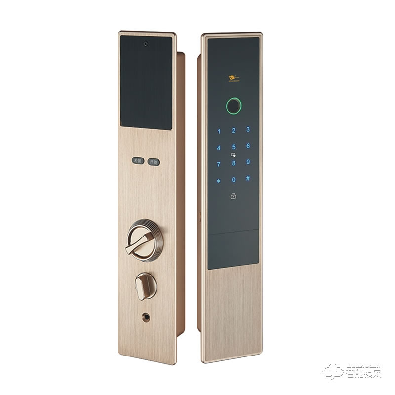 黄金龙智能锁 K11全自动直板指纹密码锁