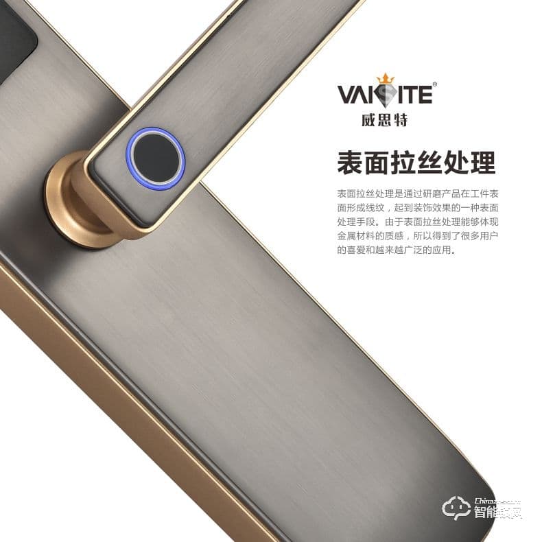 威思特智能锁 P12室内木门指纹锁