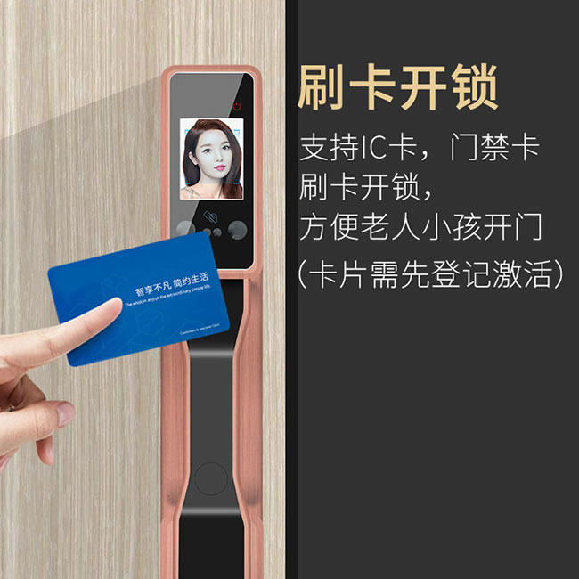 金玉鑫人脸全自动智能锁 防特斯拉线圈门锁