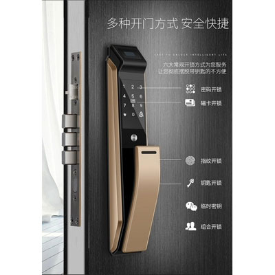 梵格尔智能指纹密码锁 家用防盗门 全自动电子锁 刷卡锁